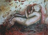 Eternity (Sold) by Sonia Di Bella, Painting, Oil on plaster