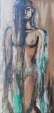 Giada by Sonia Di Bella, Painting, Oil on Wood