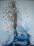 Sheltered by Sonia Di Bella, Painting, Oil on canvas