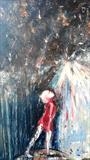 Sparks by Sonia Di Bella, Painting, Oil on canvas