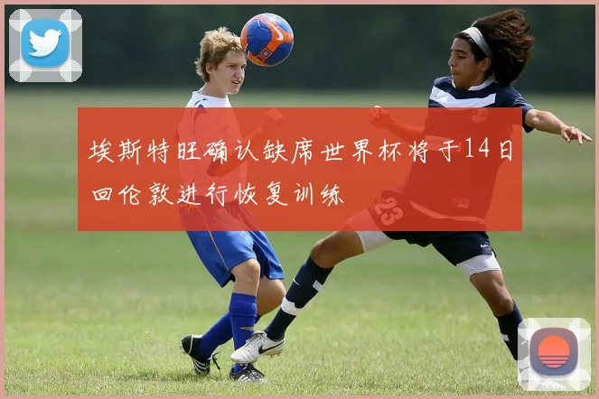 埃斯特旺确认缺席世界杯将于14日回伦敦进行恢复训练